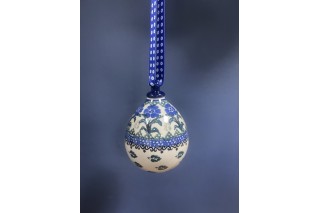 185  Bunzlau Kerstbal Druppel vorm  1071 Kerstballen